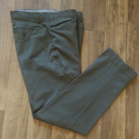 Lands' End Women's Mid Rise Straight Leg Pants - Picture 2 of 4